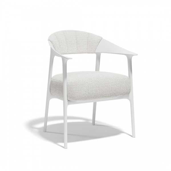 chaise rembourée intérieur exterieur africa vondom avec dossier blanc 65093