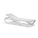 white sun lounger love vondom