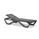 black sun lounger love vondom