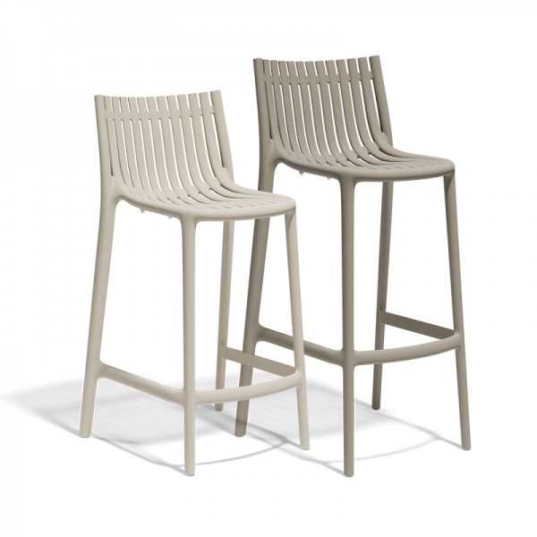 2 bar stools, 74.5 cm inside/outside, IBIZA Vondom
