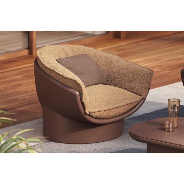 Luna Vondom indoor outdoor armchair on a terrace