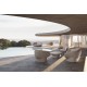 Luna Vondom armchairs on a terrace by the pool