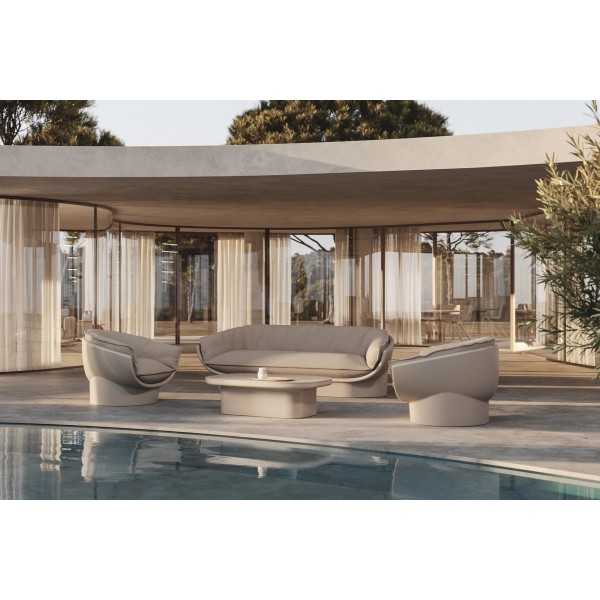 indoor outdoor armchair Luna by Vondom