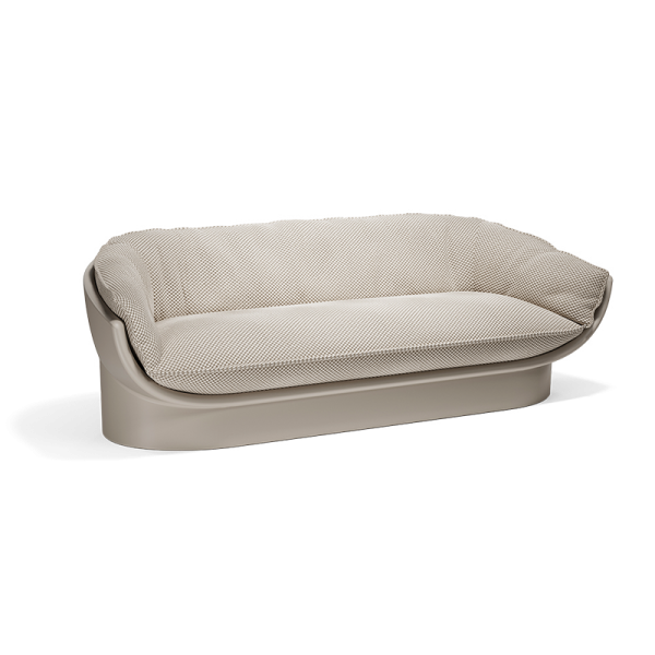 Canapé 3 Places intérieur extérieur beige Luna Vondom