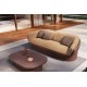 Luna Vondom indoor outdoor 3-seater sofa next to a coffee table on a terrace