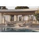 luna vondom coffee table by the pool