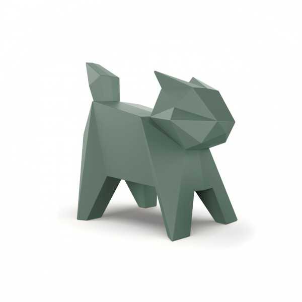 large garden statue cat neko origami by vondom