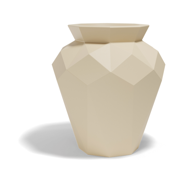 Hanami Origami Flower Pot Vondom Cream