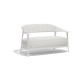 indoor/outdoor upholstered sofa with upholstered backrest africa vondom white