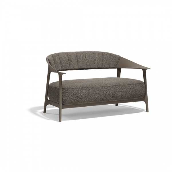 indoor/outdoor upholstered sofa with upholstered backrest africa vondom taupe