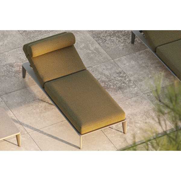 PASADENA Vondom indoor outdoor padded sun lounger