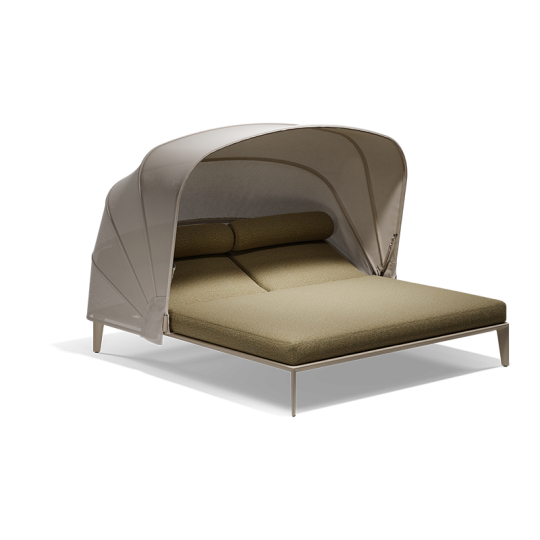 Bain de soleil 2 places avec toit ouvrant PASDENA Vondom