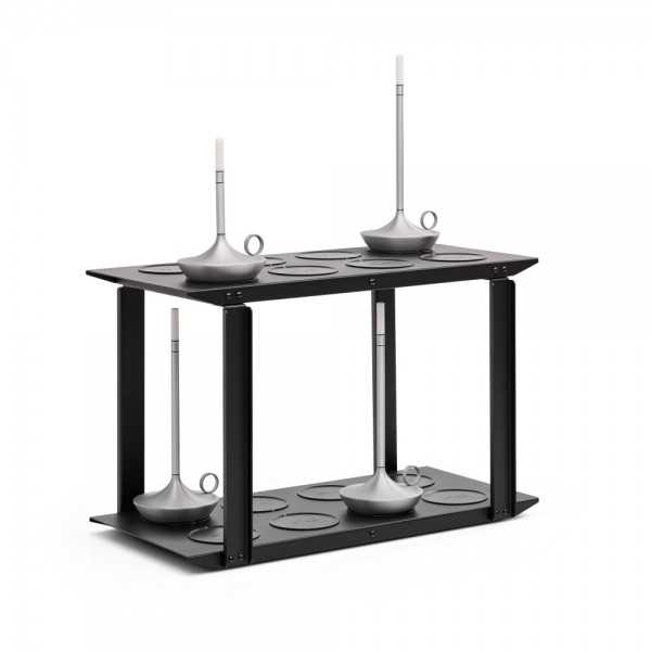 Plateau de charge 16 pièces sans fil Wick Pro Grapyants avec 3 lampes de table Wick Pro et 1 Wick S Pro