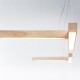 Led40 Modular Center - Suspension en Bois à Led - Tunto