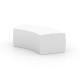 AND Banc Modulaire Courbe Lunimeux Blanc (non allumé) par Vondom