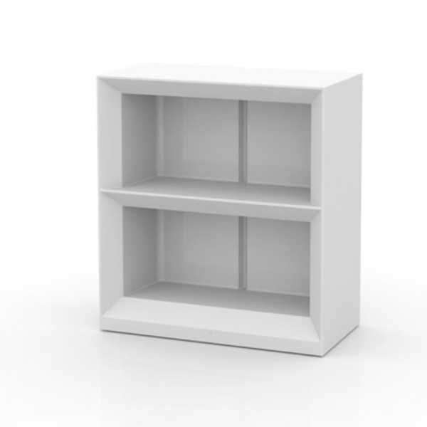 Vela Shelving System 100 LED White - Bar Shelves (off) by Vondom