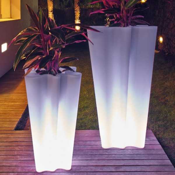 Bye Bye - Pot de Fleur Lumineux à Led RGB - Vondom