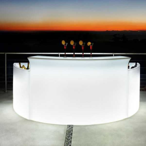 Break Bar - Bar Courbe Lumineux - Slide Design