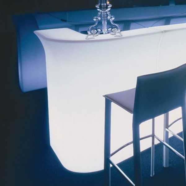 Jumbo Corner - Bar d'Angle Lumineux Sans Fil - Slide Design