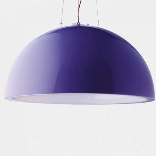 Suspension Laquée brillante Violet diamètre 120 cm - Cupole par Slide Design