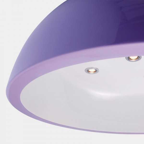 Cupole Ø 80 cm - Suspension Ronde semi transparente - Slide Design