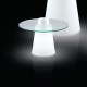 Peak 50 Lumineux Sans Fil - Table Basse Lumineuse Conique Sans Fil - Slide Design