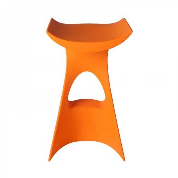 Koncord - Tabouret Orange Queue de Baleine - Slide Design