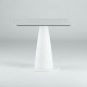 Hopla - Table Carrée pied Conique - Slide Design