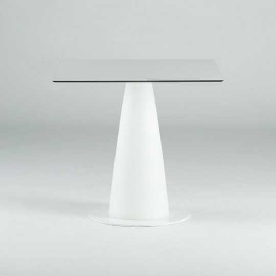 Hopla - Table Carrée pied Conique - Slide Design