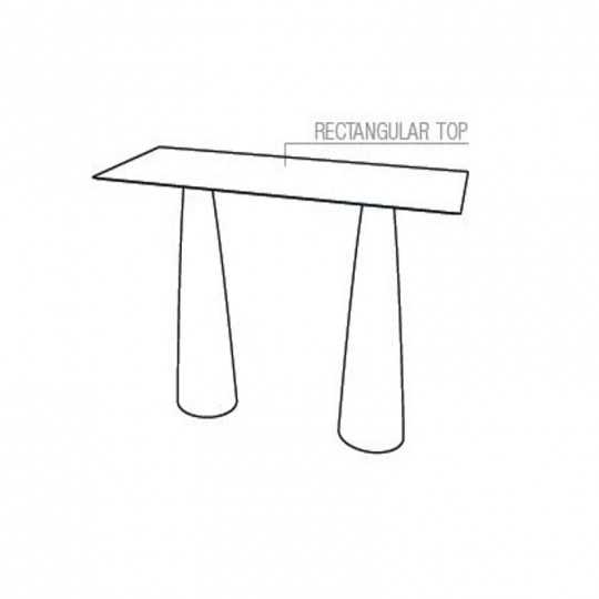 Hopla - Table Ronde pied Conique - Slide Design