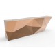 Faz Bronze Lacquered Side Bar (combined to the Faz Double Bar) by Vondom