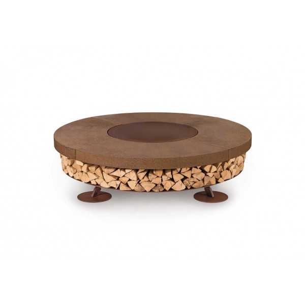 Ercole Brown 150 - Outdoor Fire Pit Concrete Brown - AK47