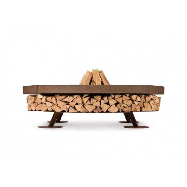 Ercole Brown 150 - Outdoor Fire Pit Concrete Brown - AK47