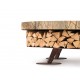 Ercole Rainforest Brown 150 - Outdoor Fire Pit Marble Brown - AK47