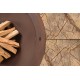 Ercole Rainforest Brown 150 - Outdoor Fire Pit Marble Brown - AK47