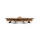 Ercole Rainforest Brown 250 - Outdoor Fire Pit Marble Brown - AK47