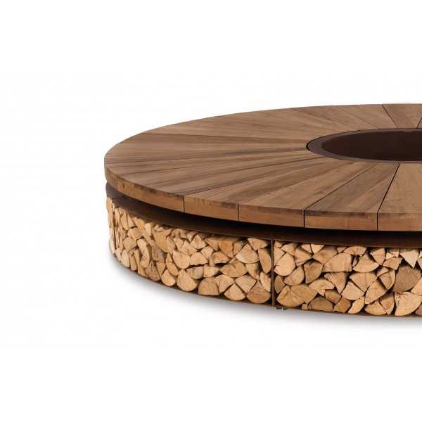 Artù - Chestnut Wood Fire Pit - AK47