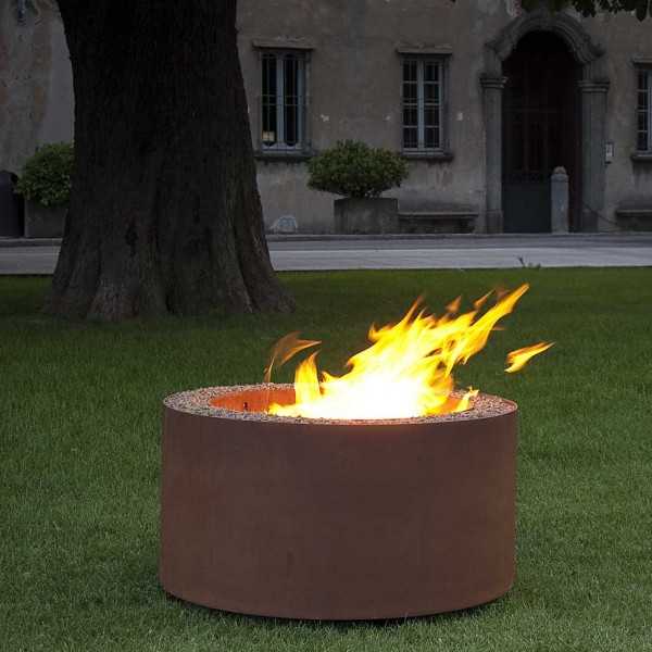 Mangiafuoco - Compact Steel and Pozzolana Fire Pit - AK47