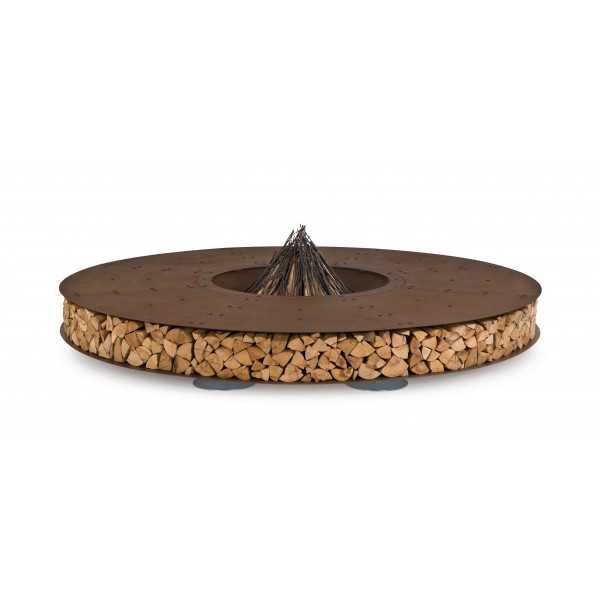 ZERO 300 - Giant Outdoor Rust Finish Steel Fire Pit Ø 300 - AK47