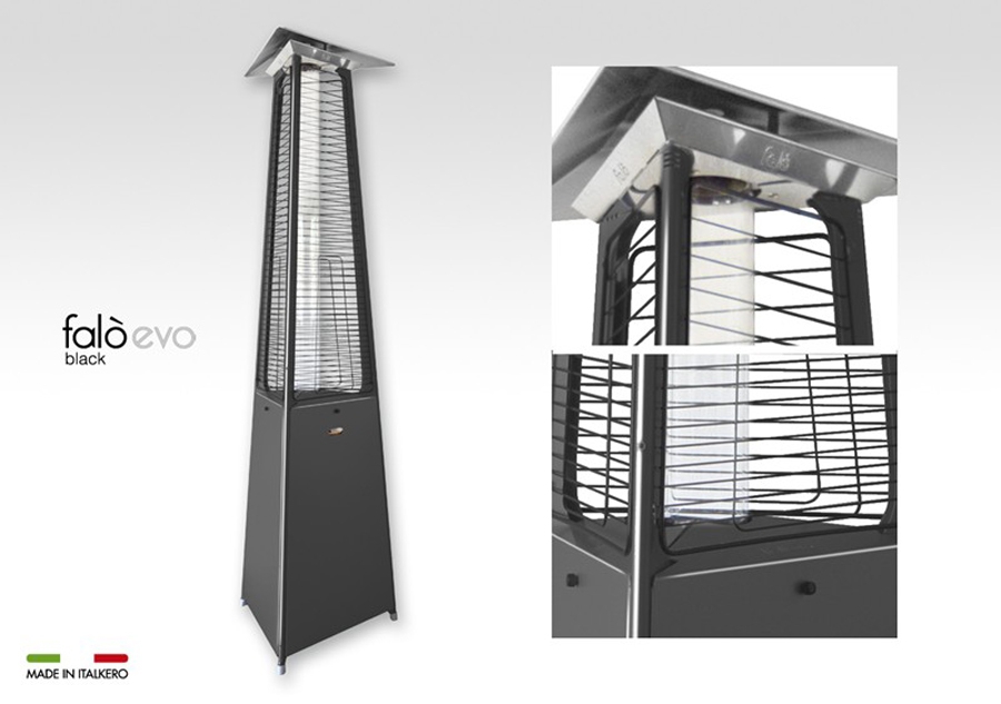 Falo Evo Pyramid Gas Outdoor Heater by Italkero