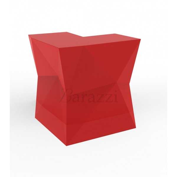 Faz Bar - Red Matt Corner Counter - Vondom