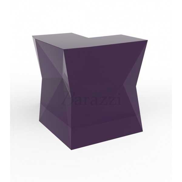 Faz Bar - Plum Matt Corner Counter - Vondom