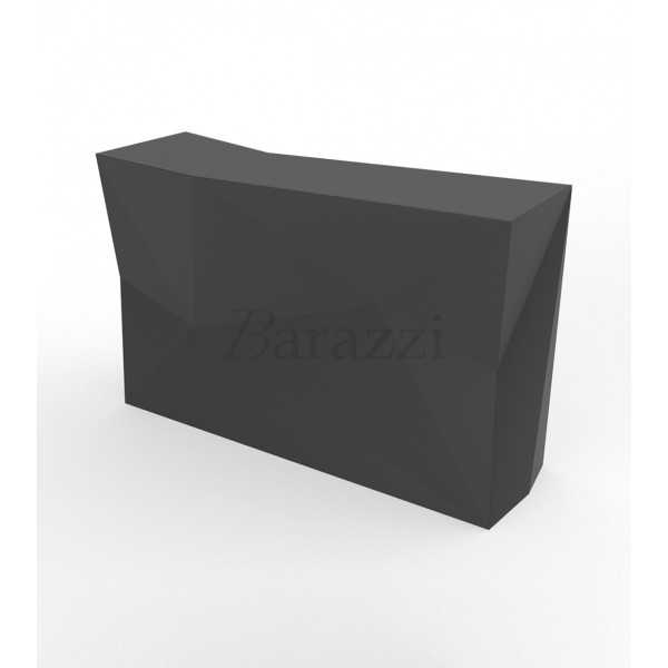 Faz Bar Central Anthracite Mat par Vondom