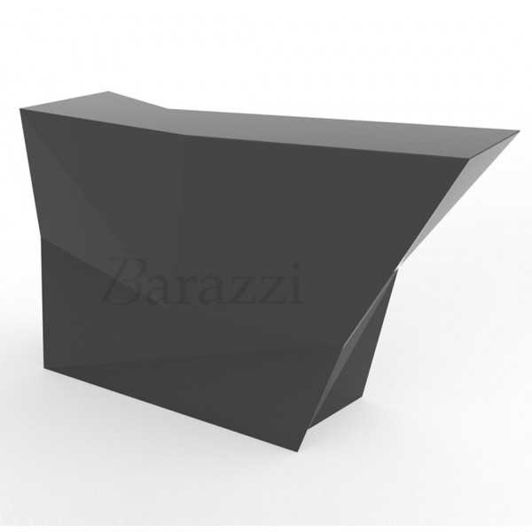 Faz Bar Latéral Anthracite Laqué par Vondom