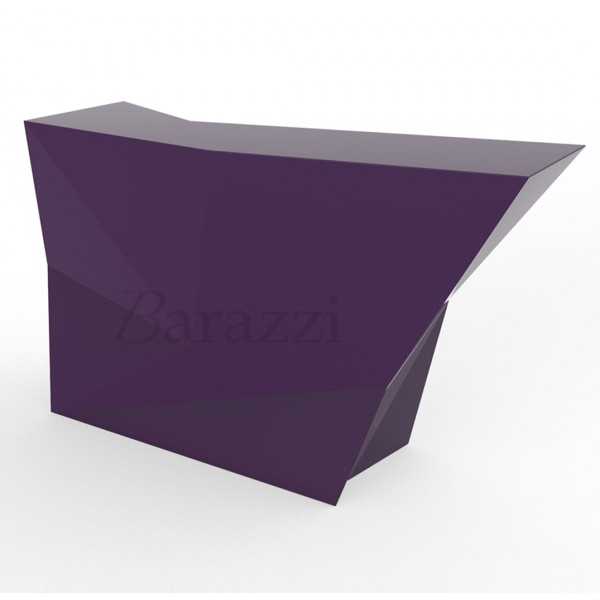 Faz Plum Lacquered Side Bar by Vondom