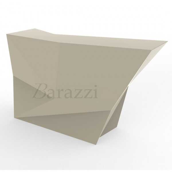 Faz Ecru Lacquered Side Bar by Vondom