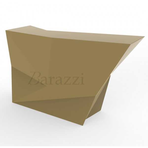 Faz Champagne Lacquered Side Bar by Vondom