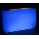 Bar FIESTA 180 Lumineux RGB Multicolore (lumière bleue) avec top en inox (en option)