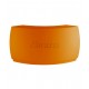 Fiesta Curved Bar with Matt Orange Finish by Vondom