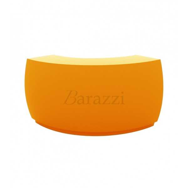 Fiesta Curved Bar with Orange Lacquered Finish by Vondom